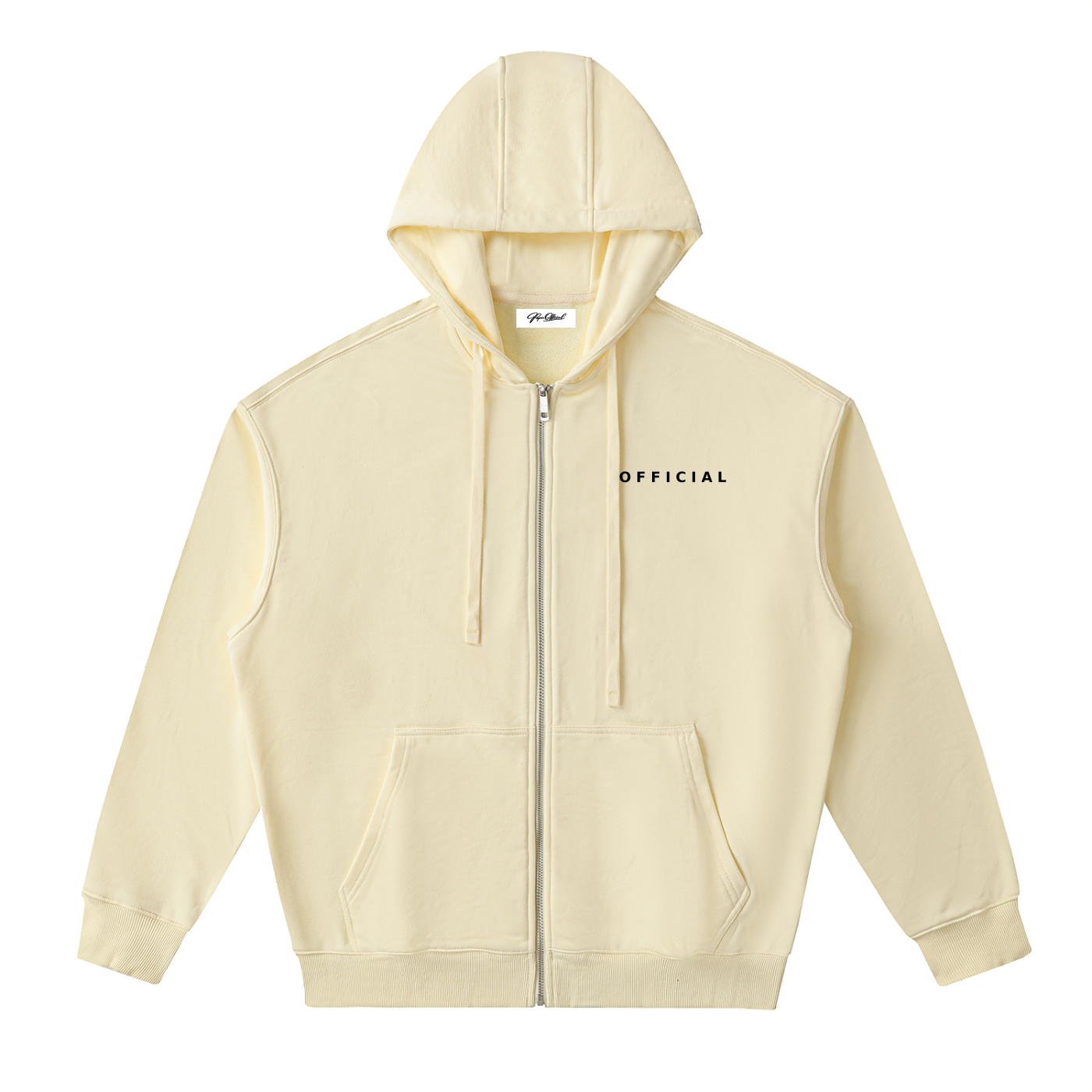 OFFICIAL Drop-Shoulder Zip Up Hoodie