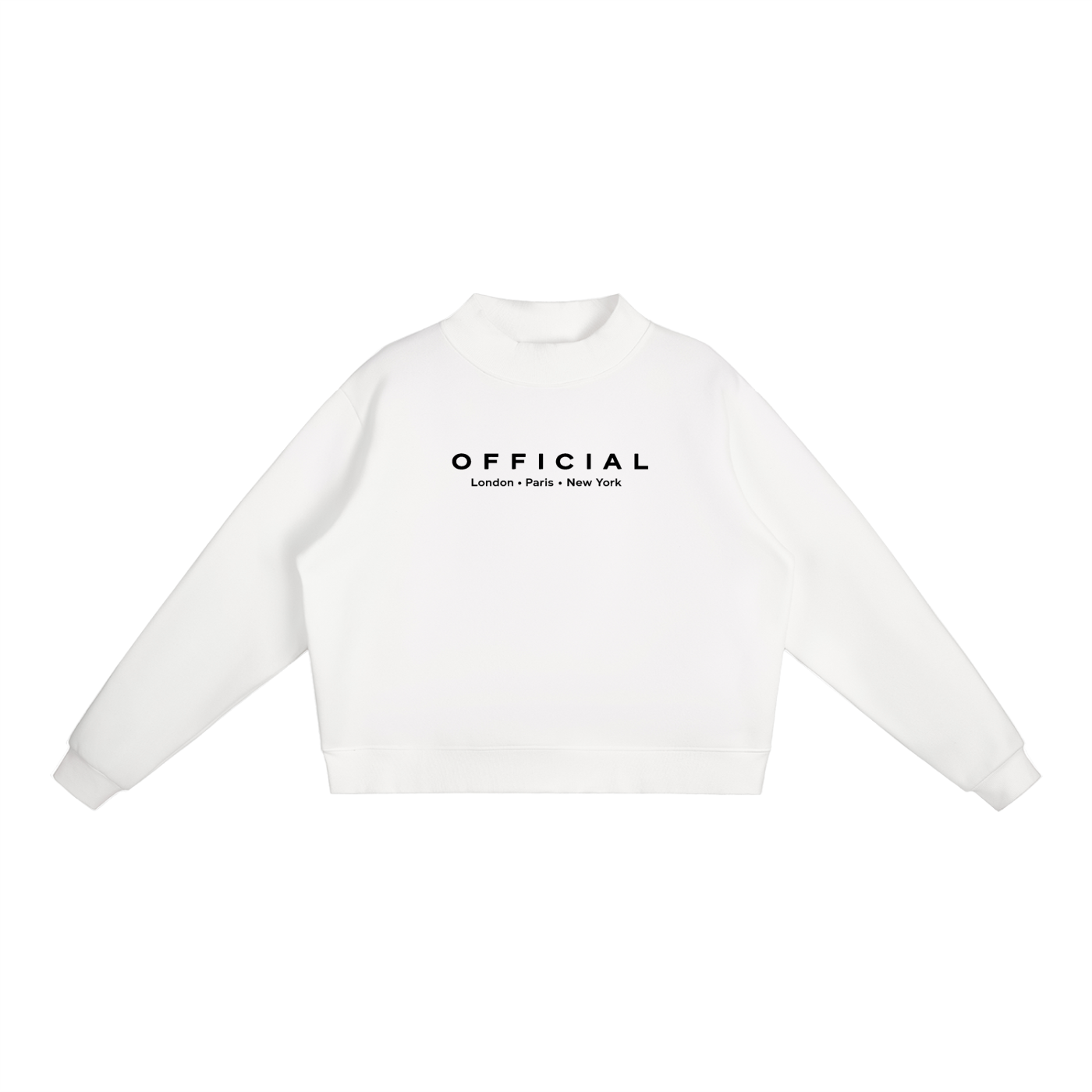 Women's Official Fleece Mock-Neck Crew Sweatshirt