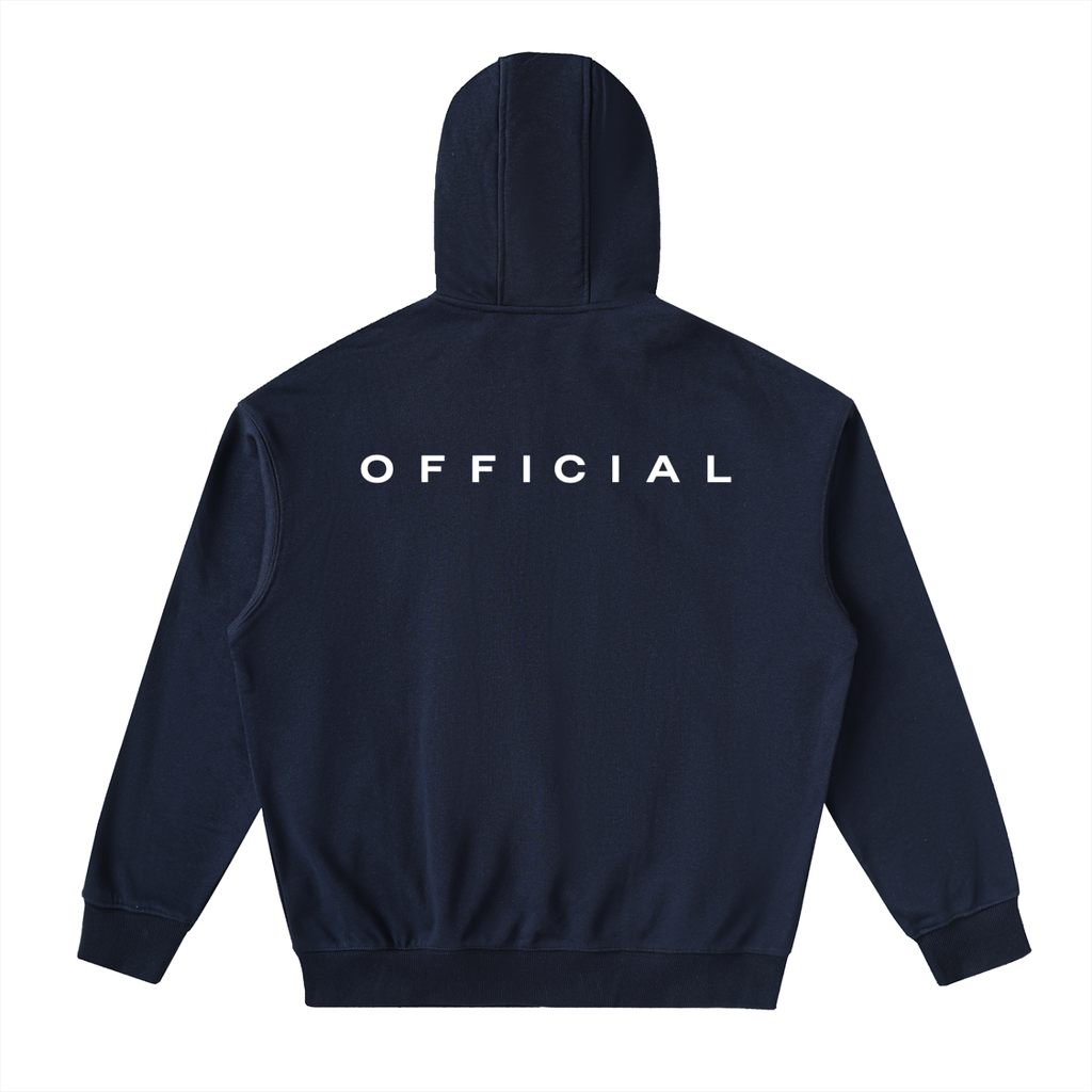OFFICIAL Drop-Shoulder Zip Up Hoodie