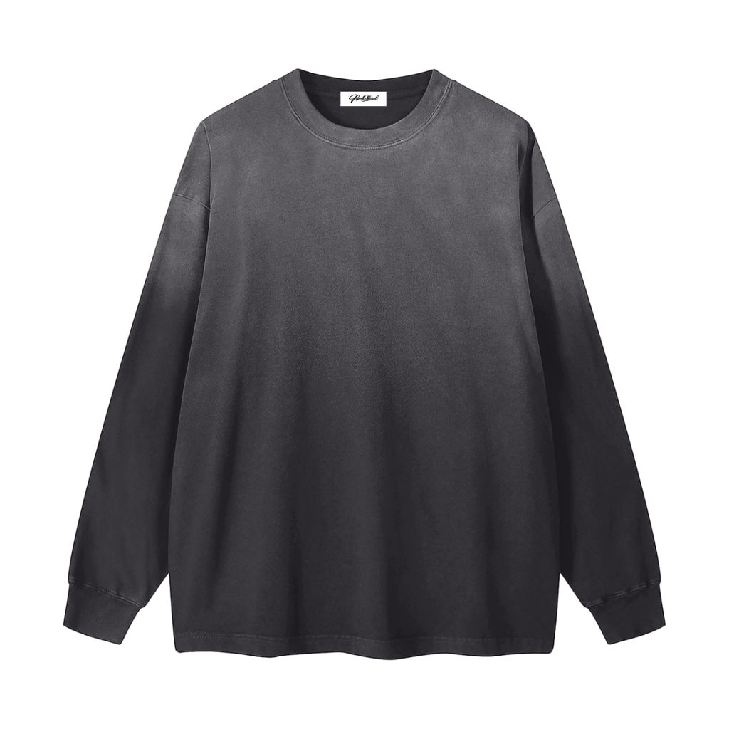 Gradient Washed Long Sleeve Tee