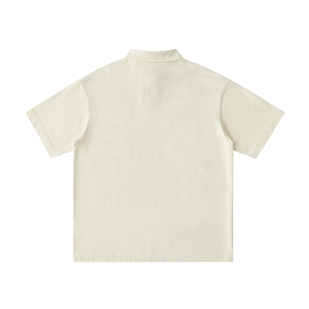 Signature Loose Cotton Short-Sleeve Polo Shirt