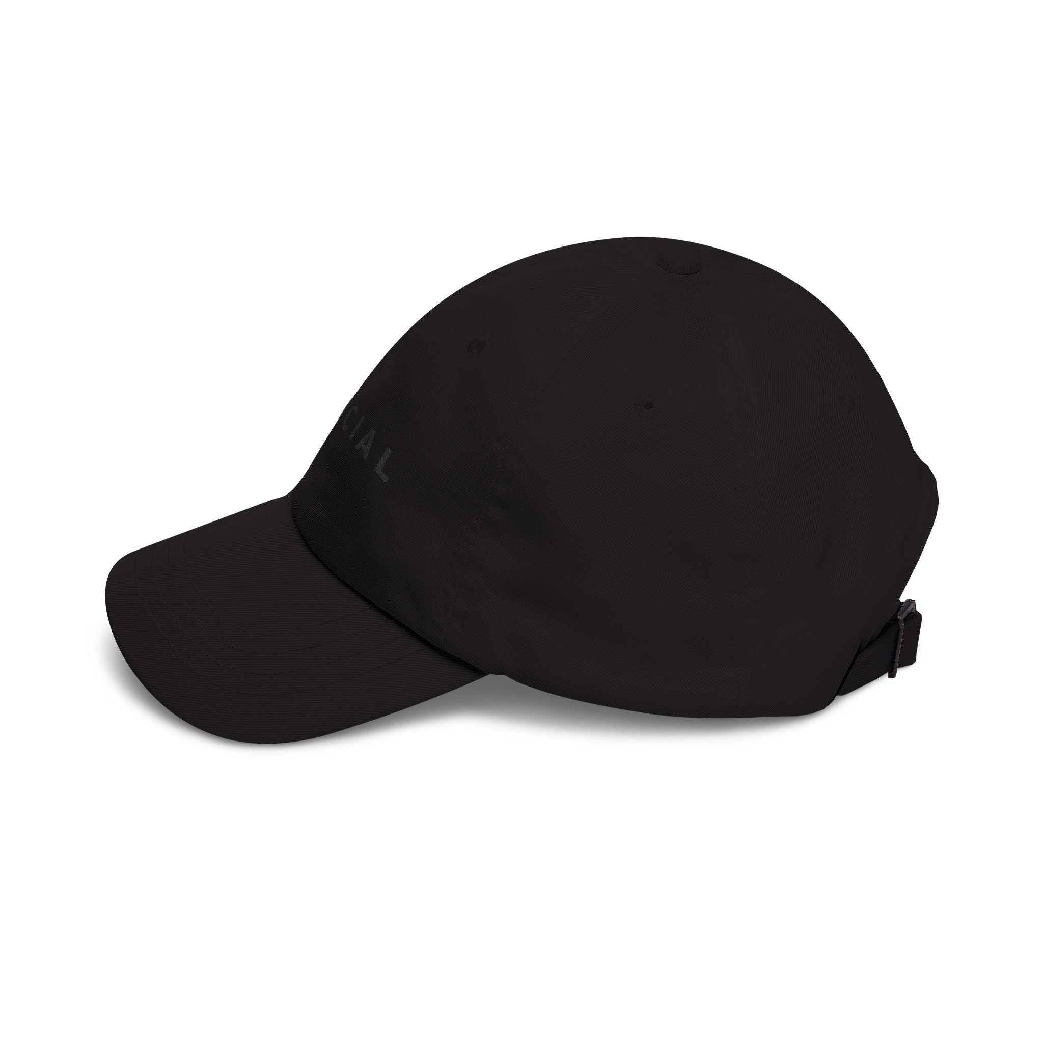OFFICIAL Embroidered Dad Cap Blk logo