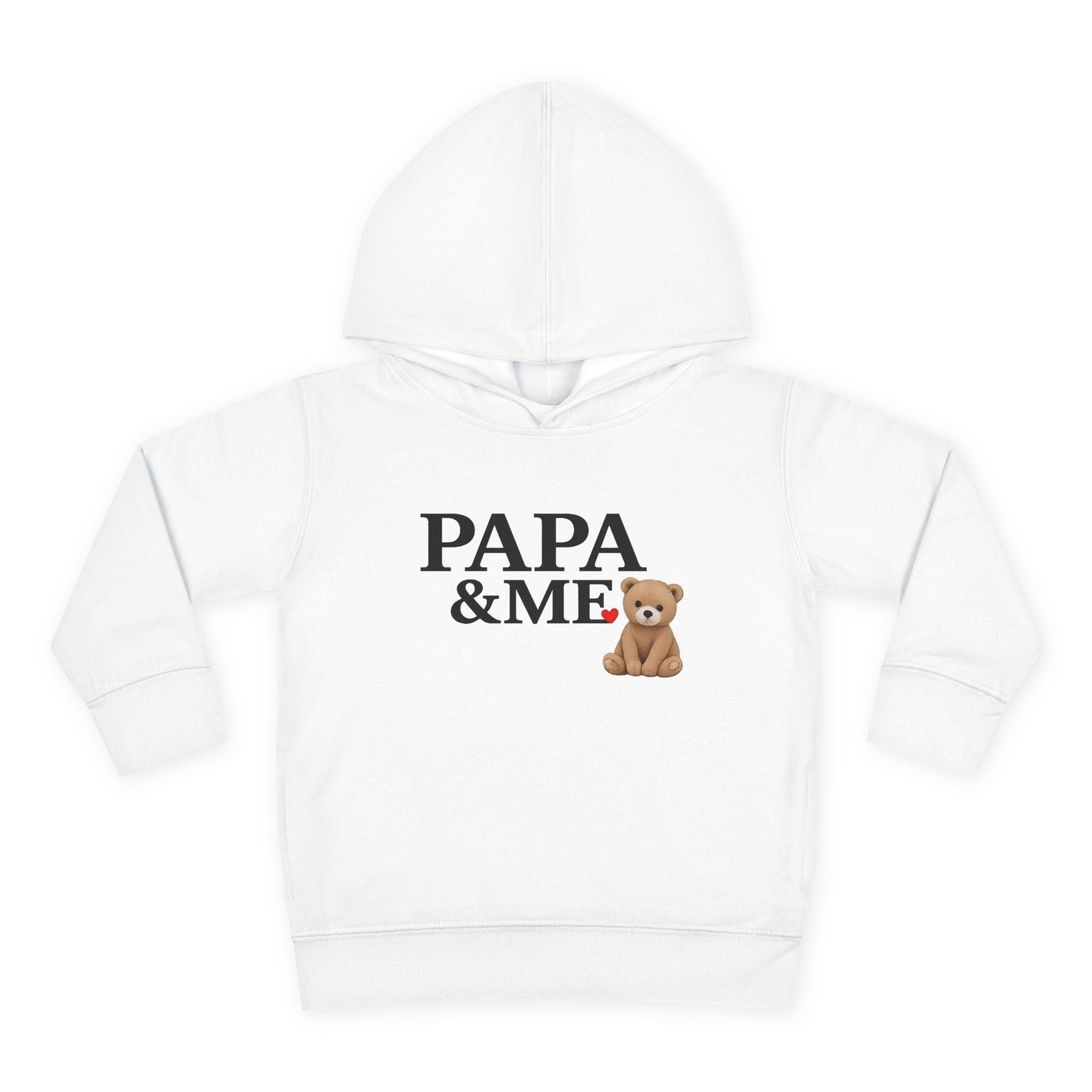 Papa & Me Toddler Hoodie — Teddy Bear Hoodie