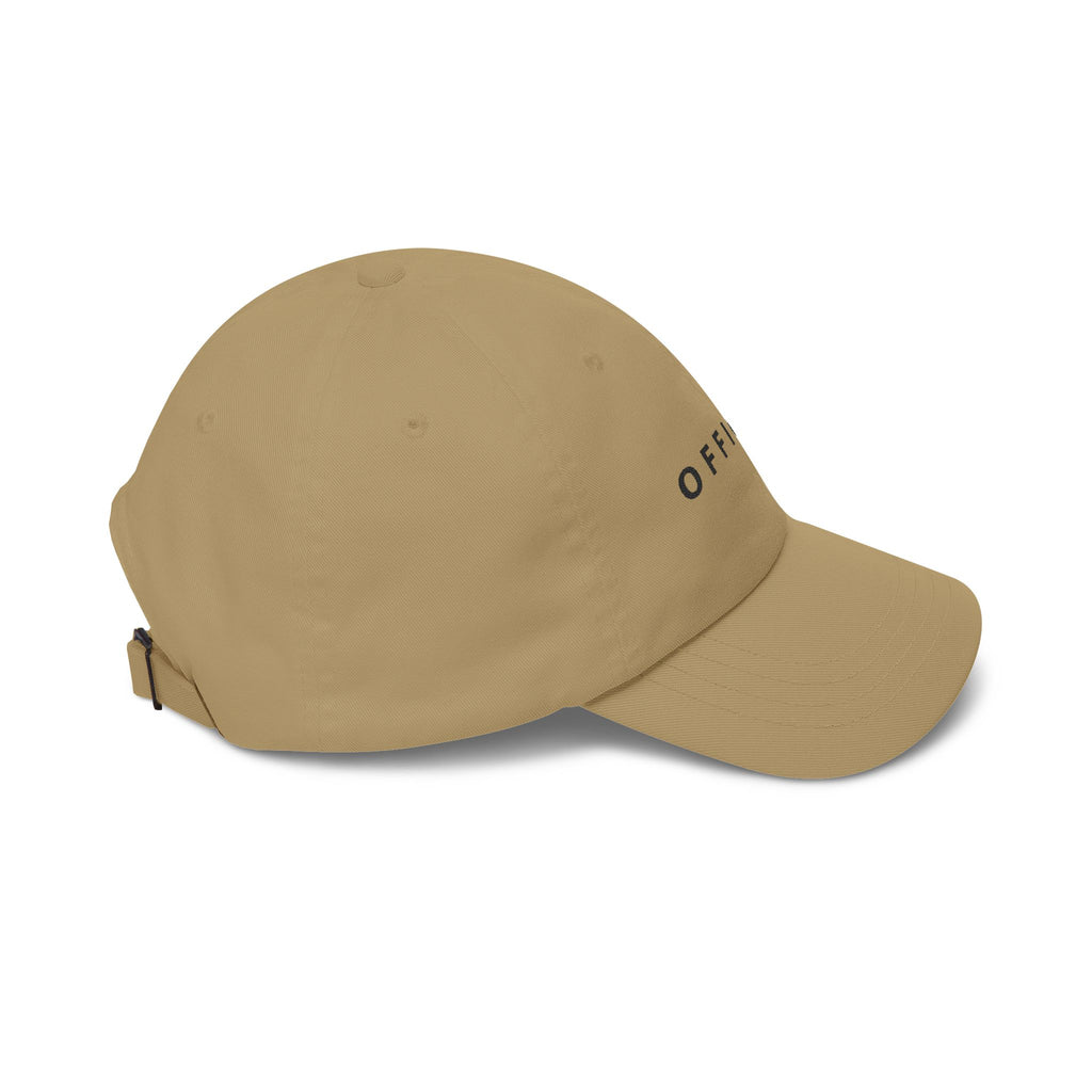 OFFICIAL Embroidered Dad Cap Blk logo
