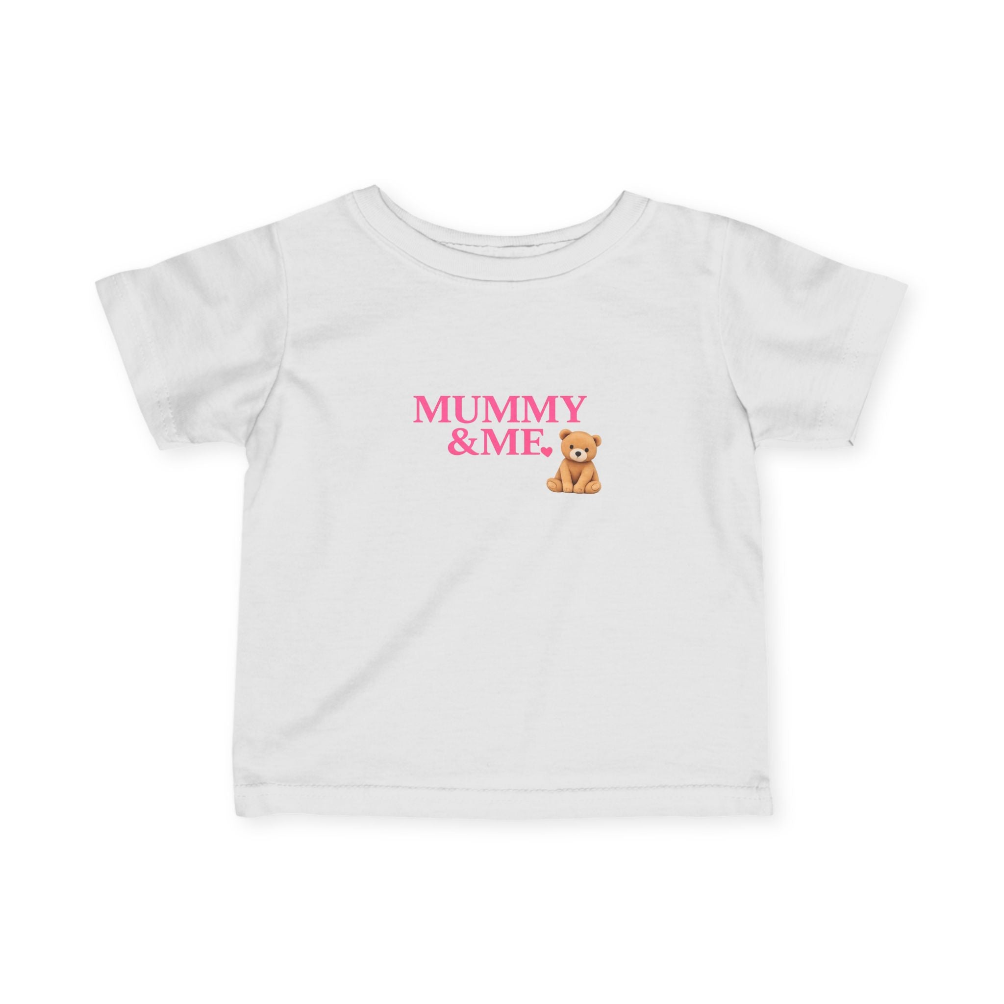 Mummy & Me Baby Tee - Teddy Bear Jersey Shirt