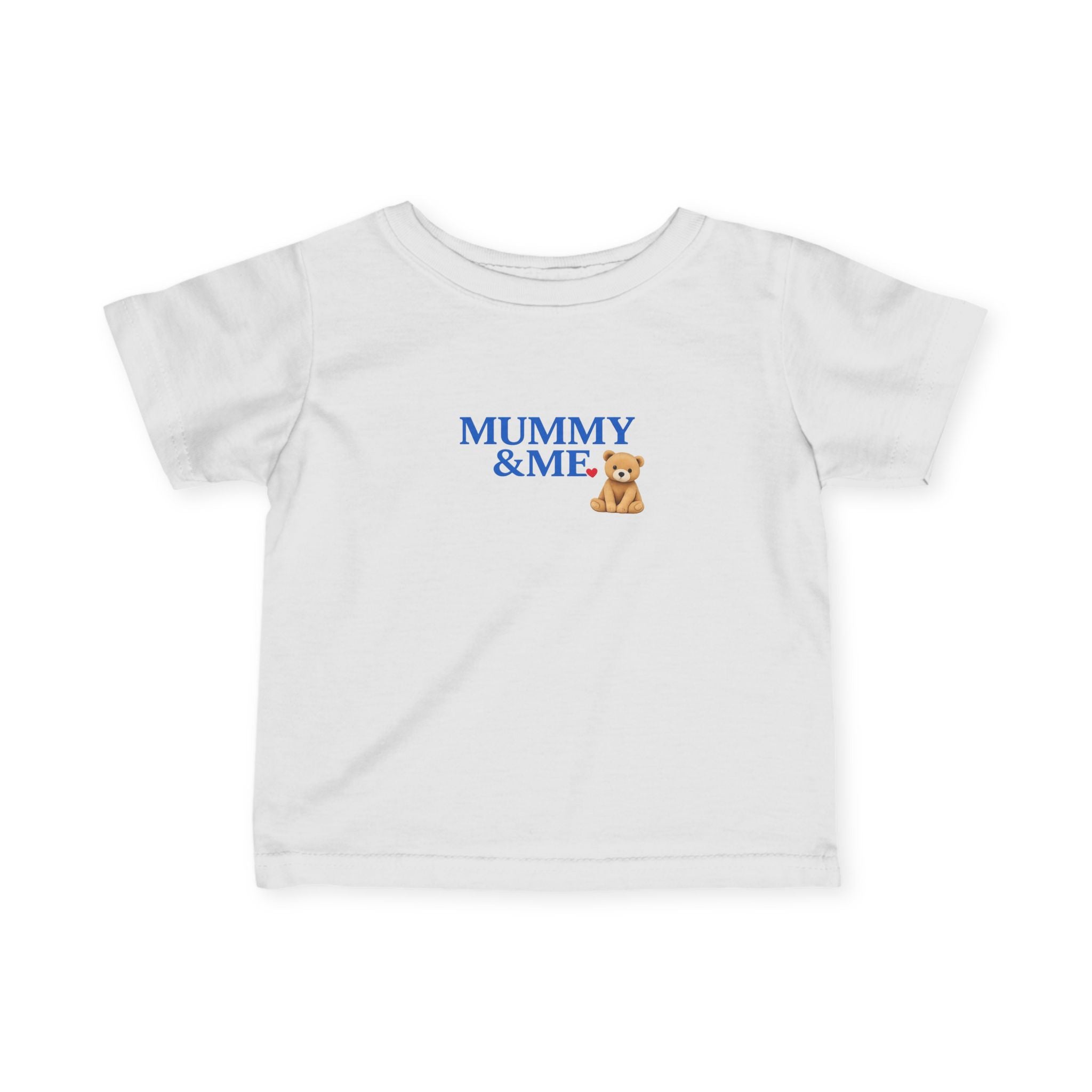 Mummy & Me Baby Tee — Teddy Bear Infant Jersey Shirt
