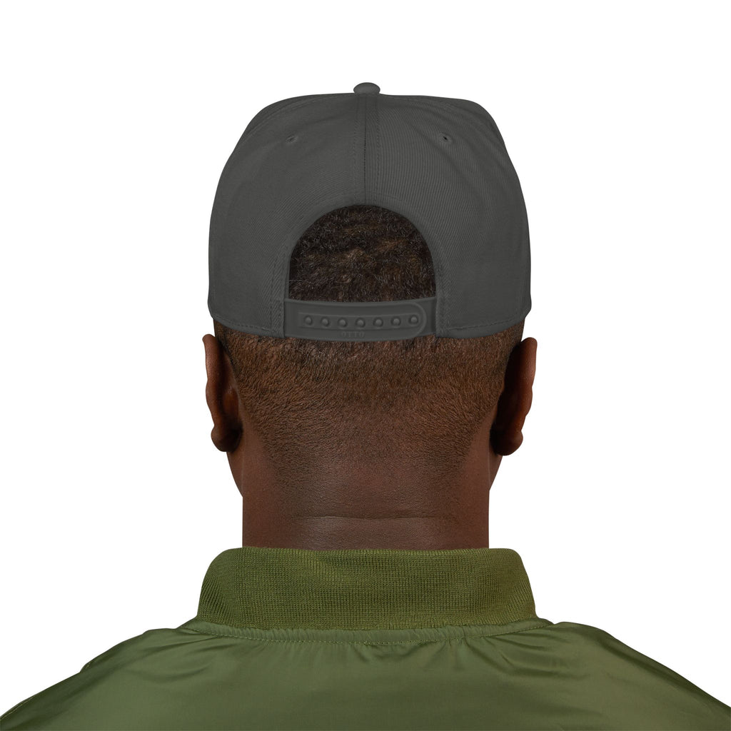 OFFICIAL Embroidered Snapback Hat — Blk Logo
