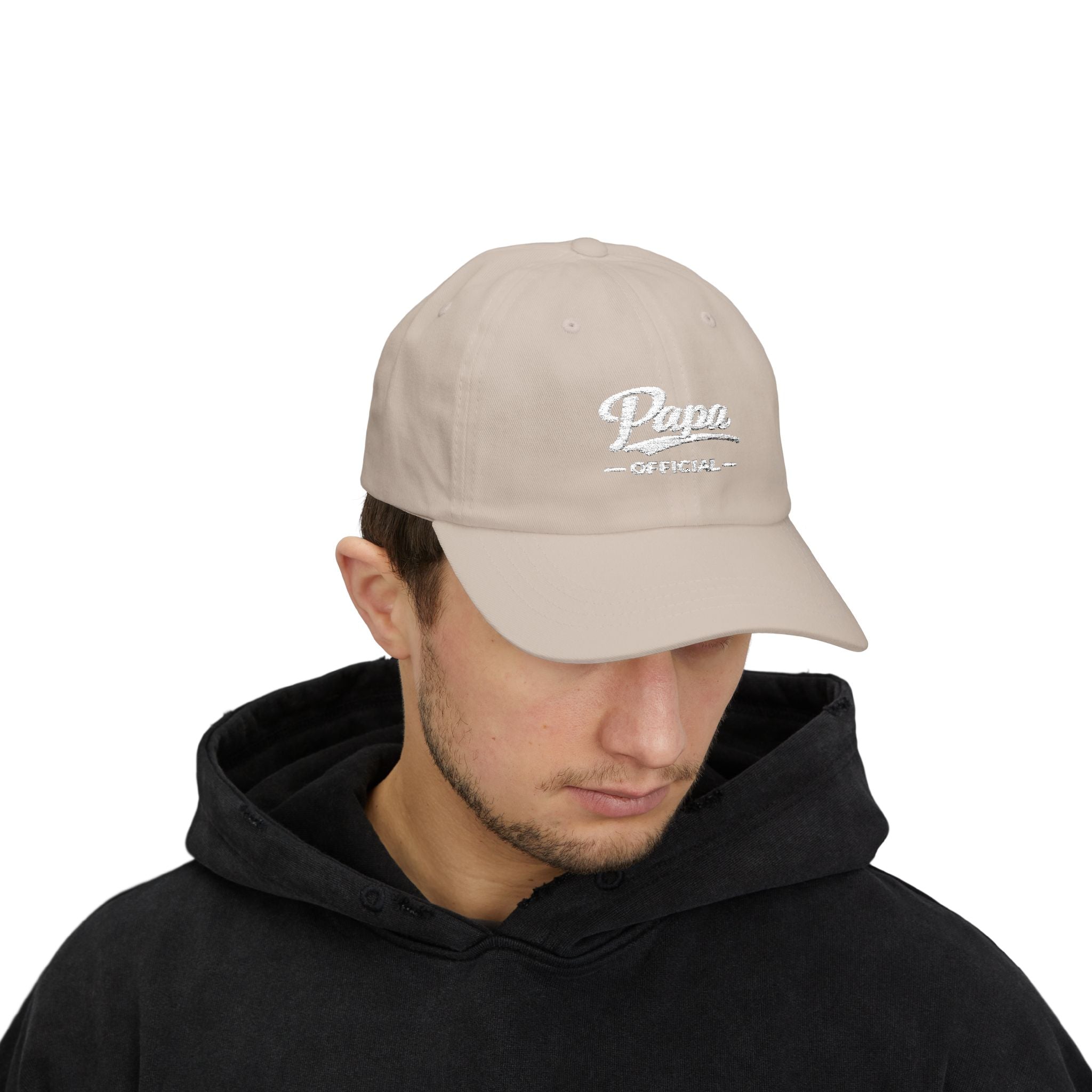 Papa Official Originals Baseball Cap — 'Classic Dad Cap' Sand