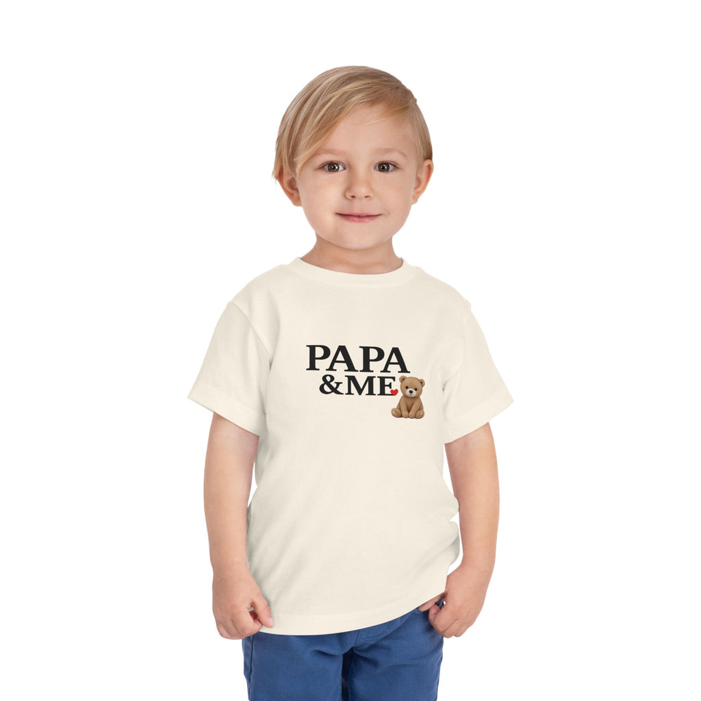Papa & Me Toddler Tee — Teddy Bear Kids Shirt