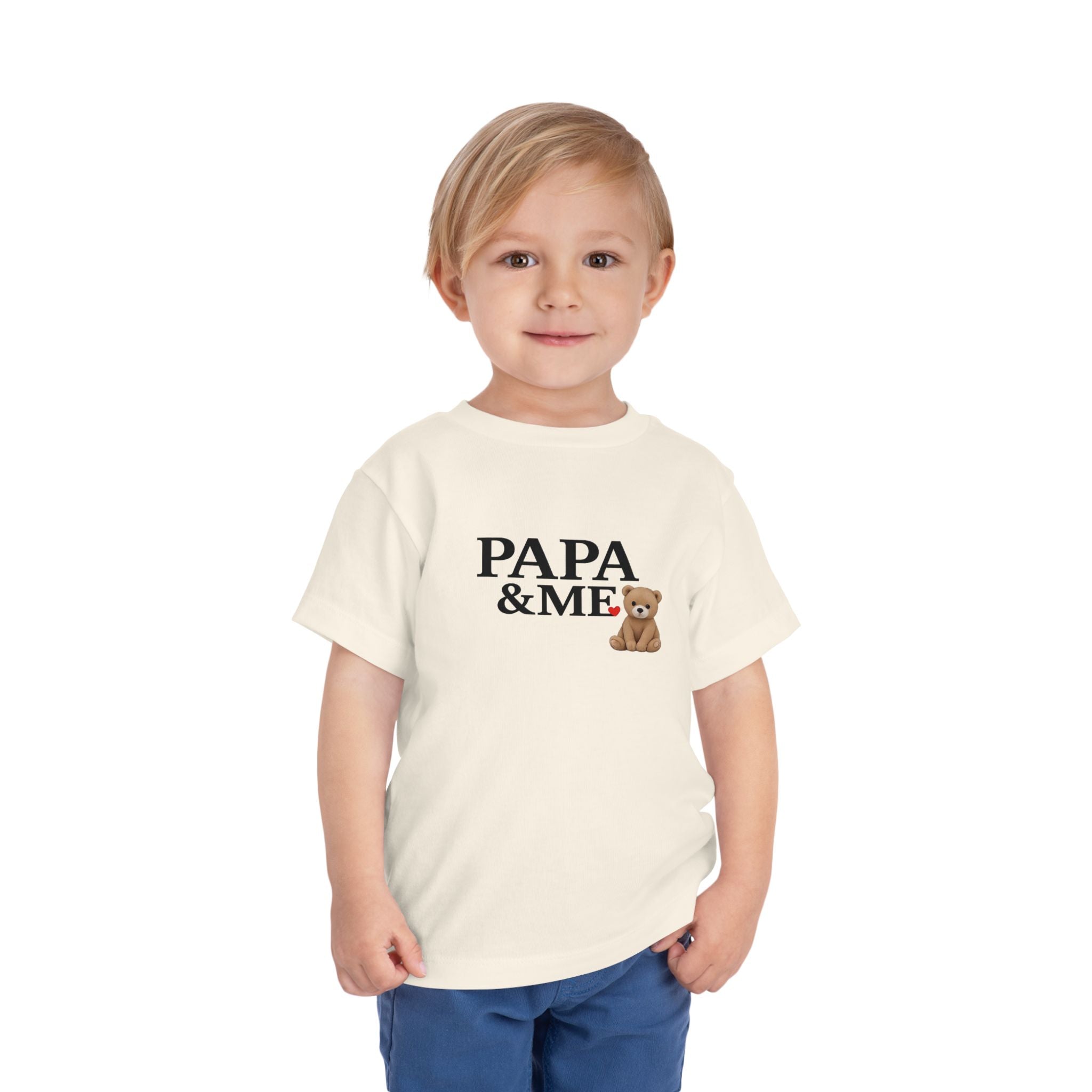 Papa & Me Toddler Tee — Teddy Bear Kids Shirt