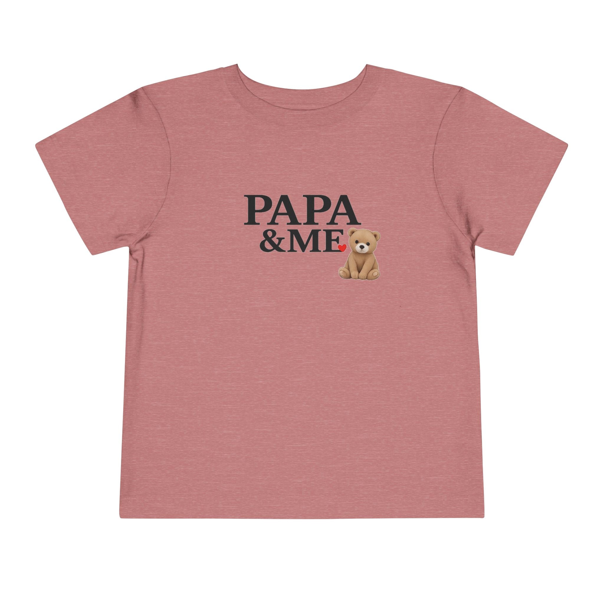 Papa & Me Toddler Tee — Teddy Bear Kids Shirt