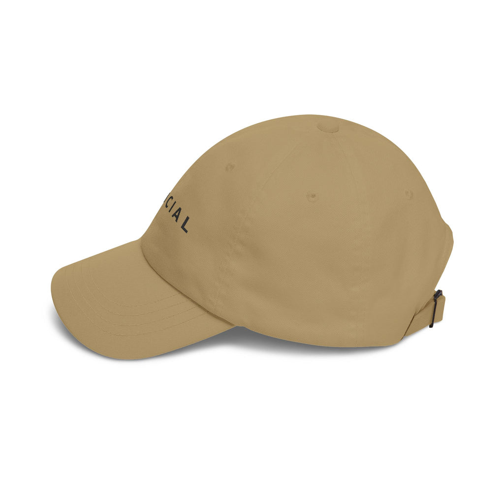 OFFICIAL Embroidered Dad Cap Blk logo