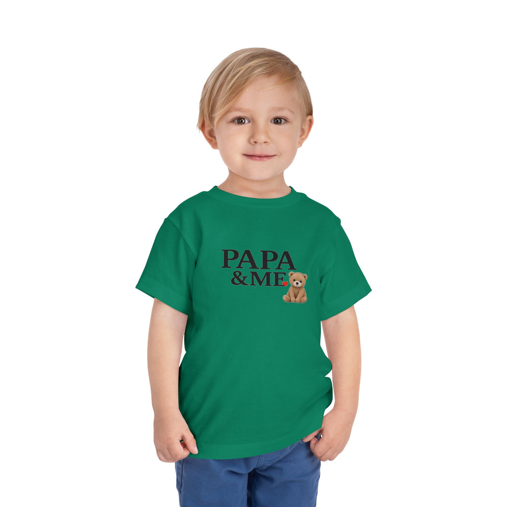 Papa & Me Toddler Tee — Teddy Bear Kids Shirt