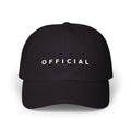 OFFICIAL Embroidered Dad Cap Wht logo