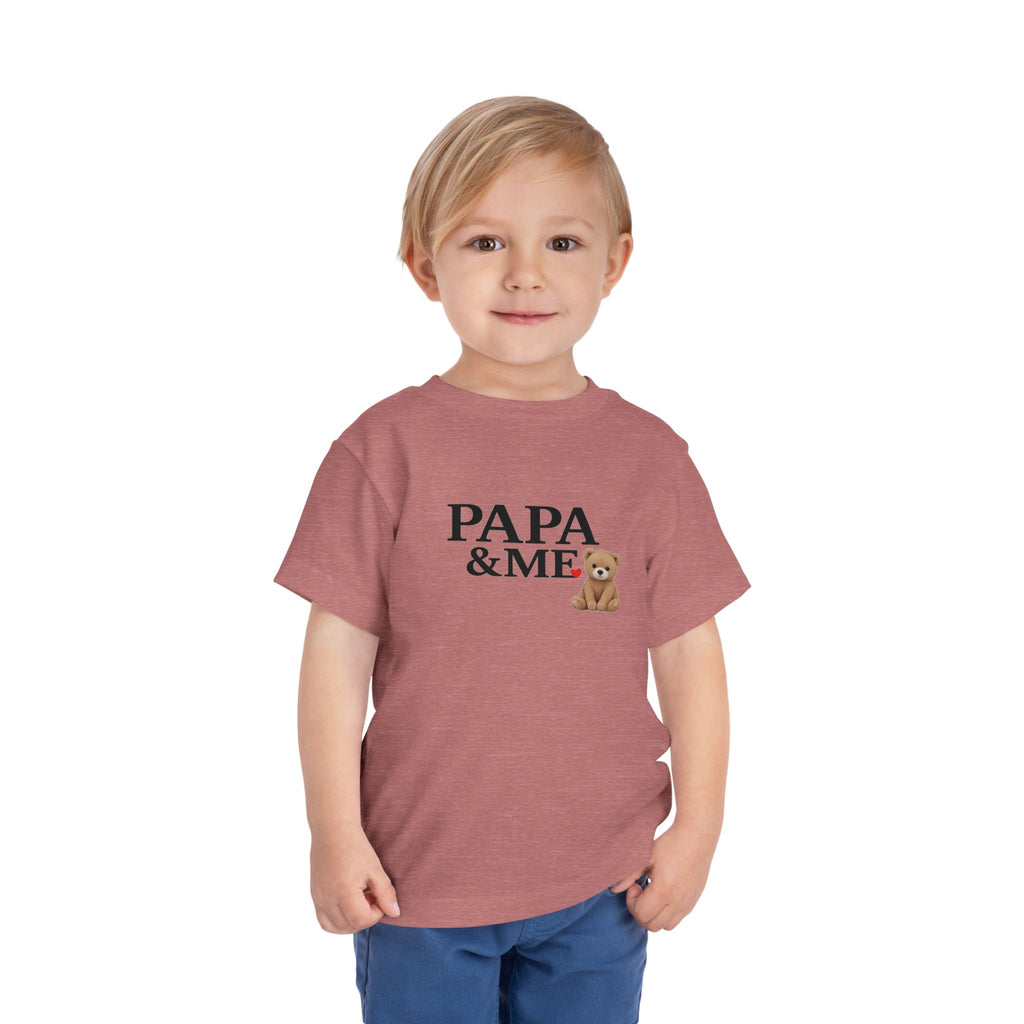 Papa & Me Toddler Tee — Teddy Bear Kids Shirt