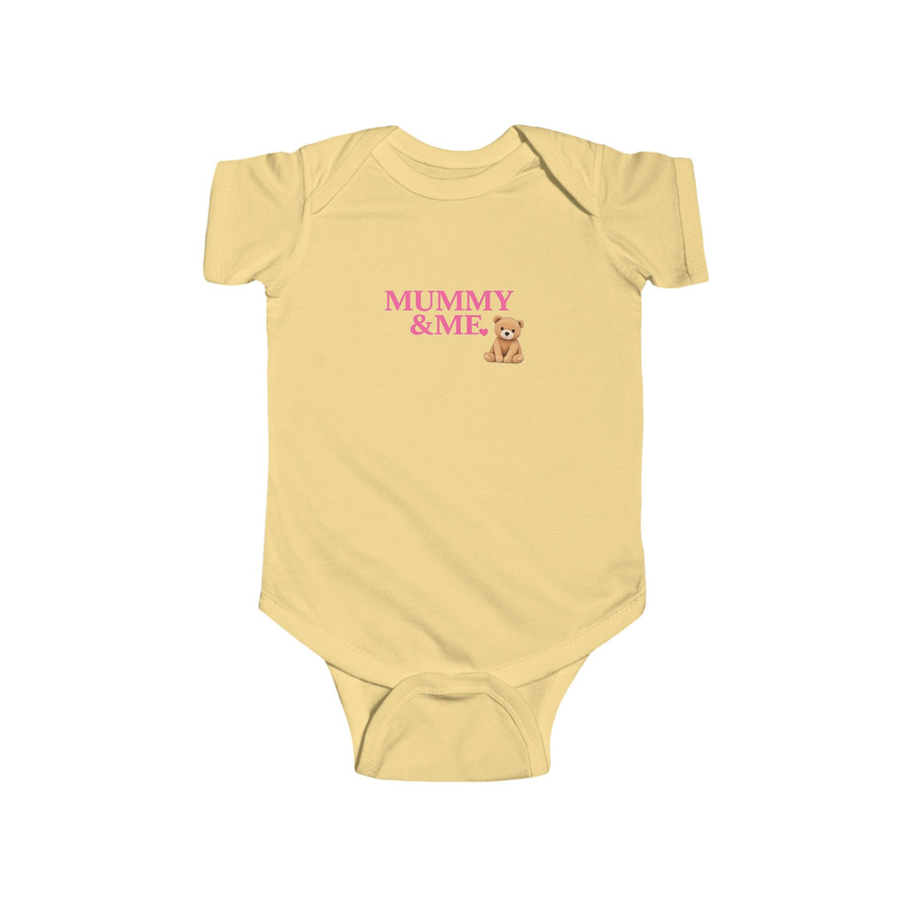 Mummy & Me Infant Bodysuit – Teddy Bear Baby Onesie