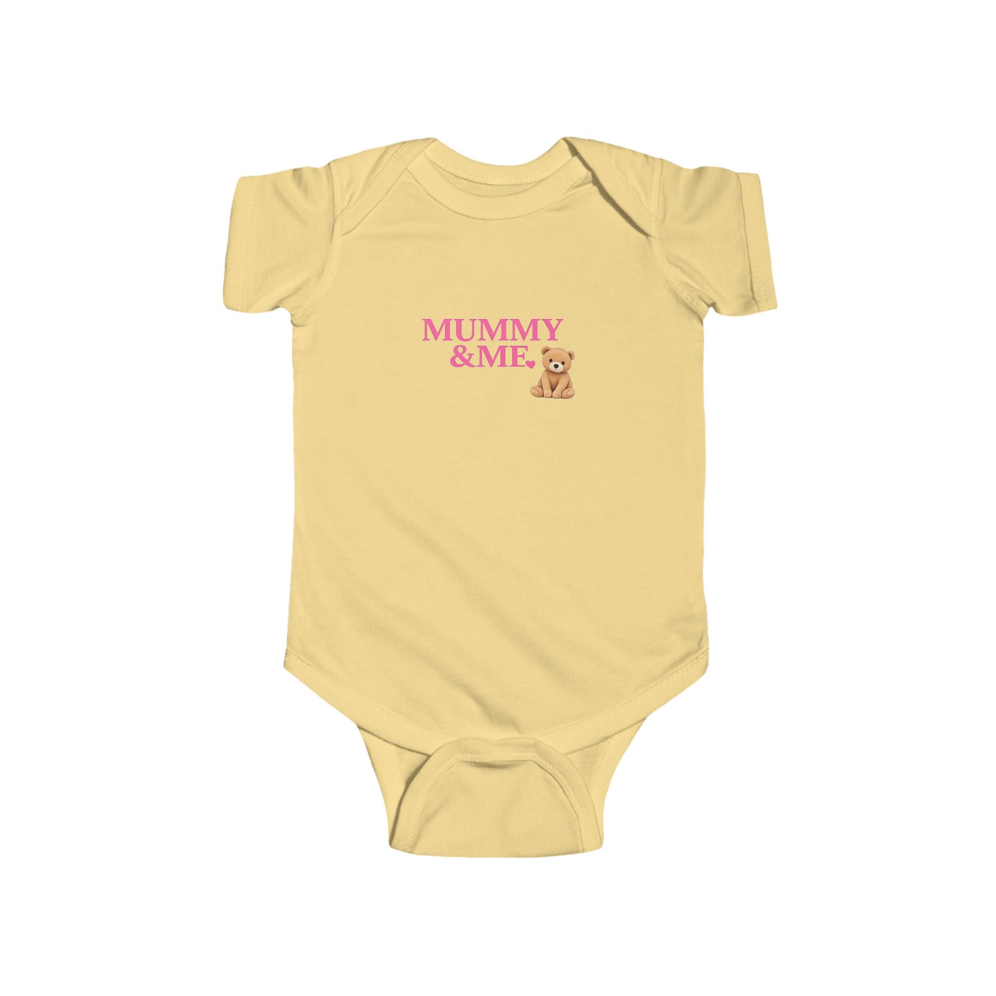 Mummy & Me Infant Bodysuit – Teddy Bear Baby Onesie