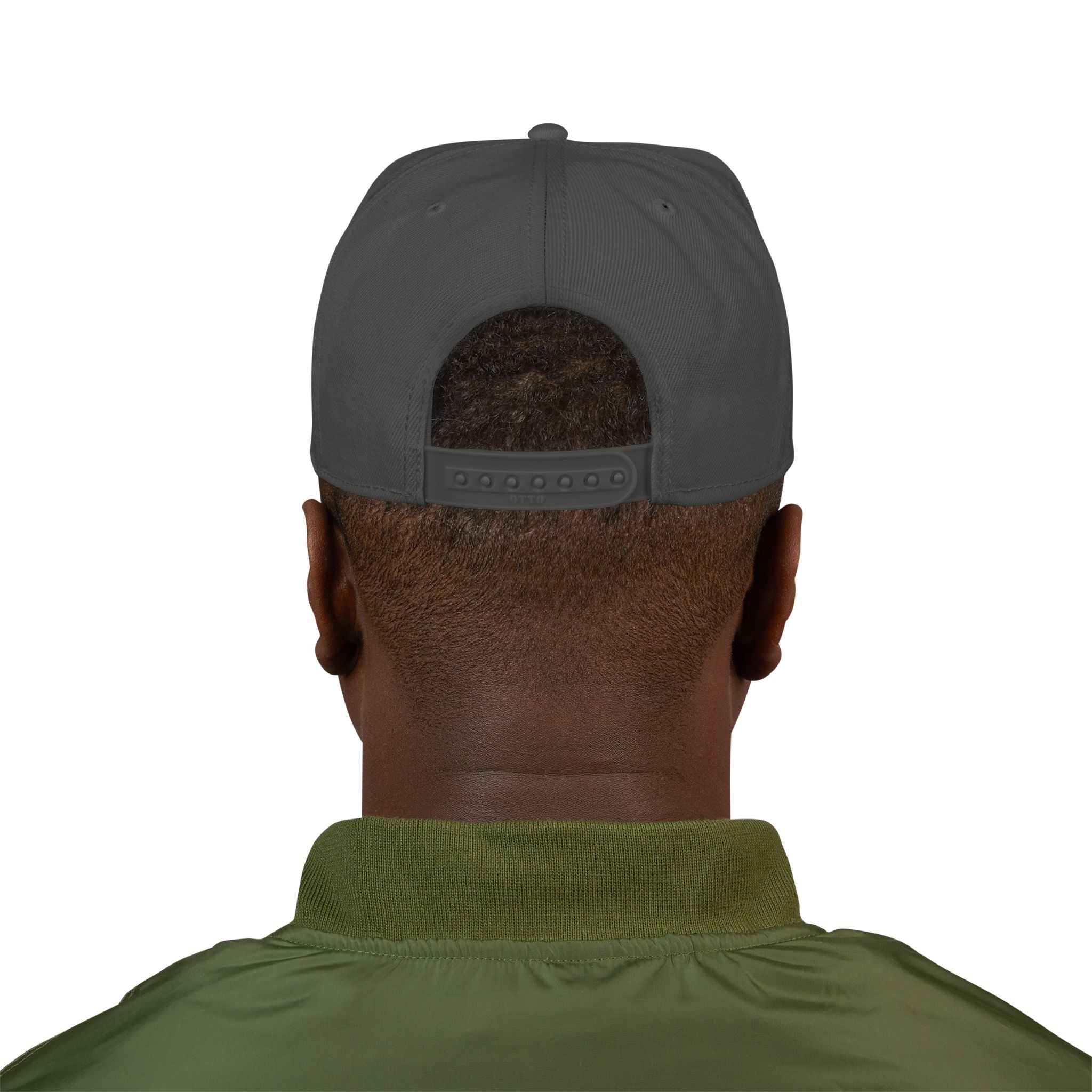 OFFICIAL Embroidered Snapback Hat — Wht Logo