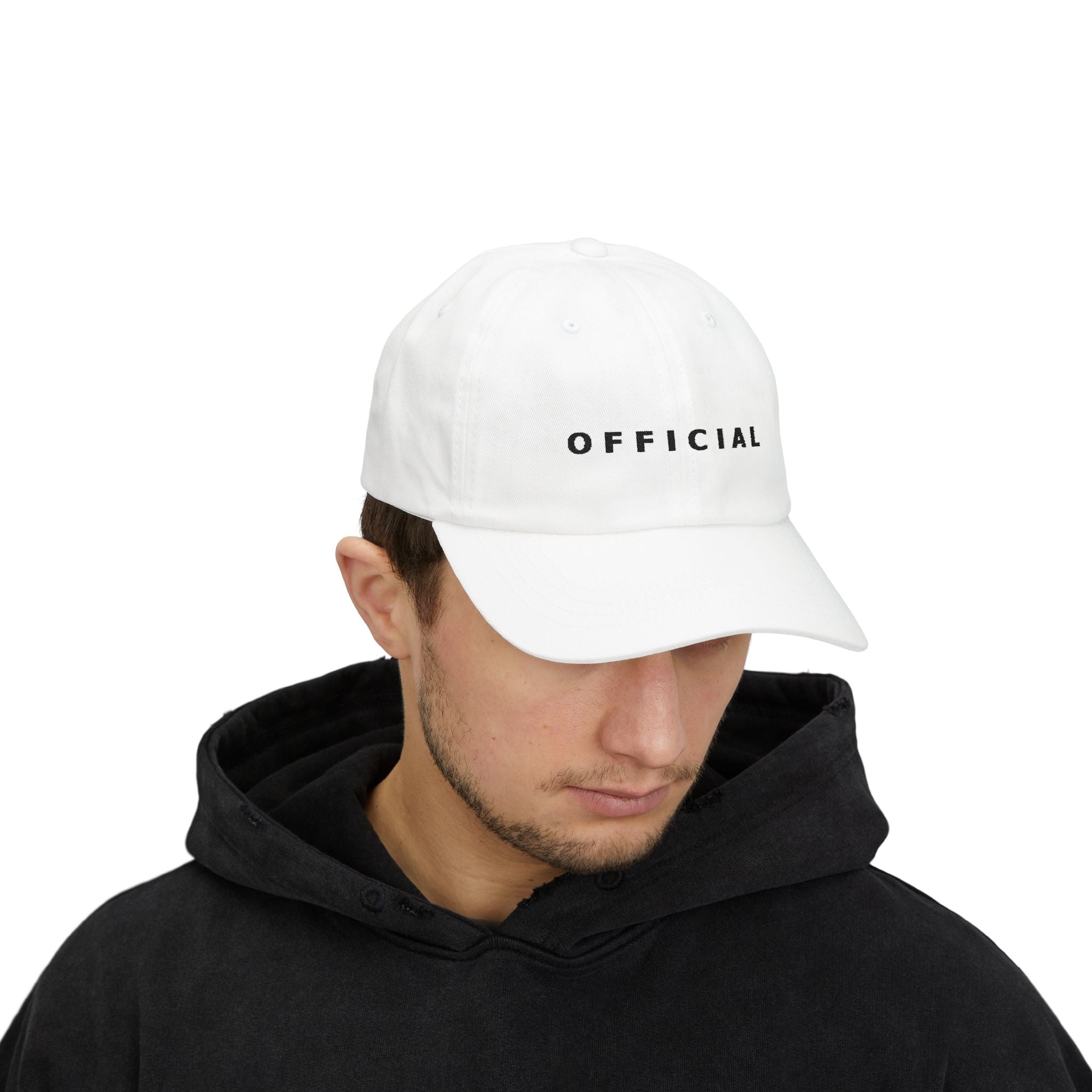 Official Embroidered Dad Cap Blk logo