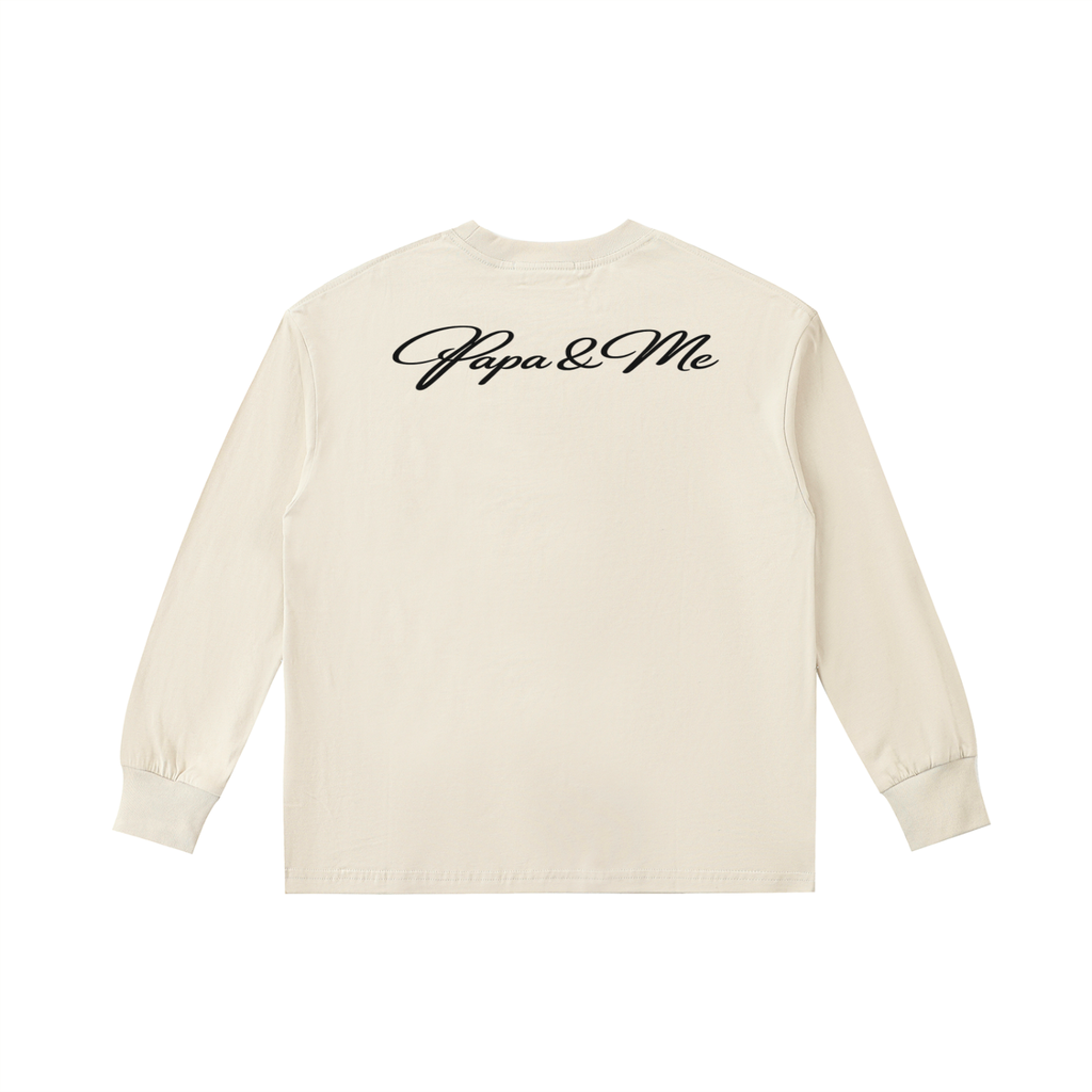 Papa & Me Kids' Quick-Dry Cotton Long-Sleeve Tee