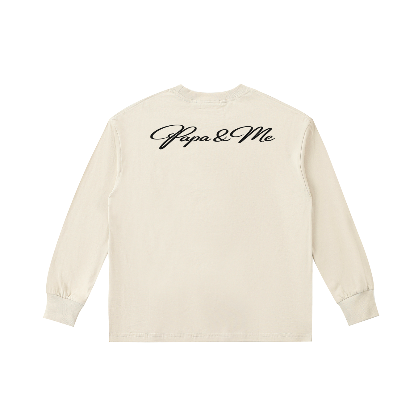 Papa & Me Kids' Quick-Dry Cotton Long-Sleeve Tee