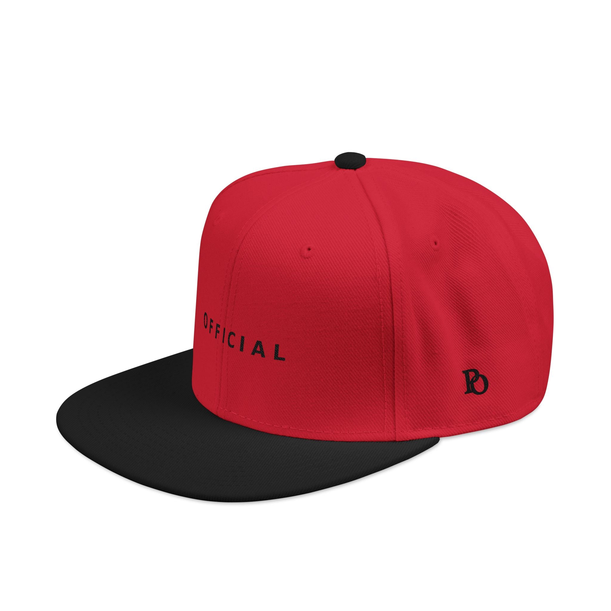 OFFICIAL Embroidered Snapback Hat — Blk Logo