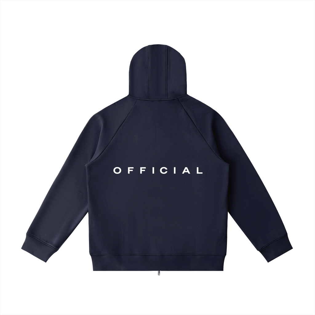 OFFICIAL Raglan Sleeve Zip Hoodie