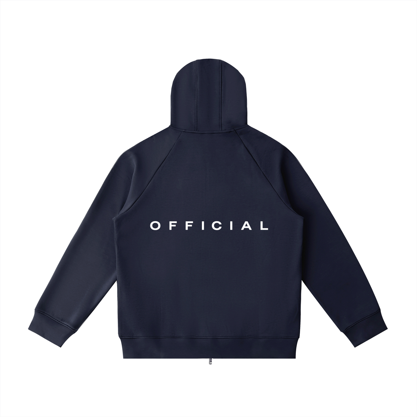 OFFICIAL Raglan Sleeve Zip Hoodie