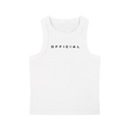 Women's OFFICIAL Snow Washed Tank Top Wht