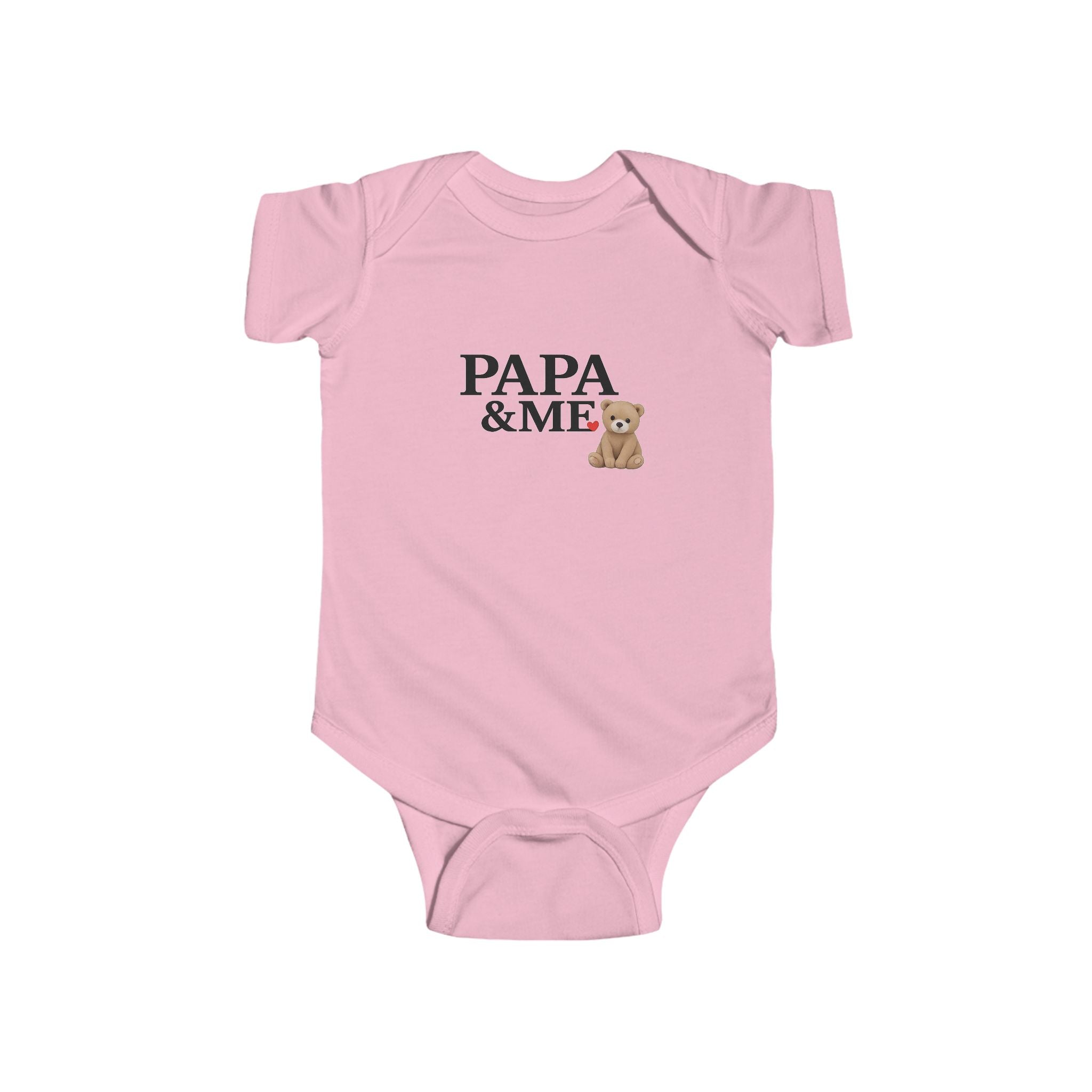 Papa & Me Baby Bodysuit — Teddy Bear Infant Onesie