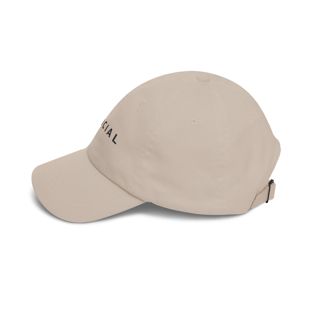 OFFICIAL Embroidered Dad Cap Blk logo