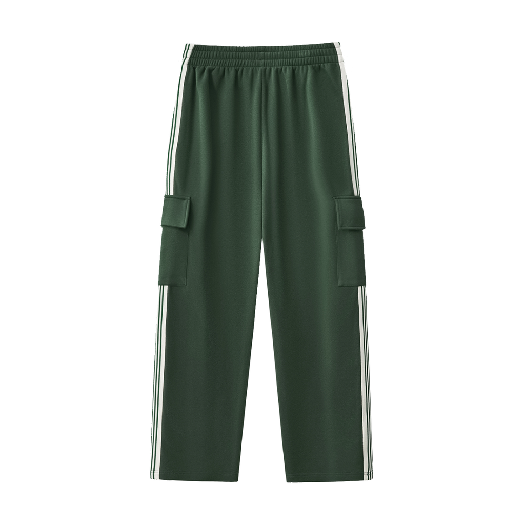 Side Stripe Straight-Leg Cargos