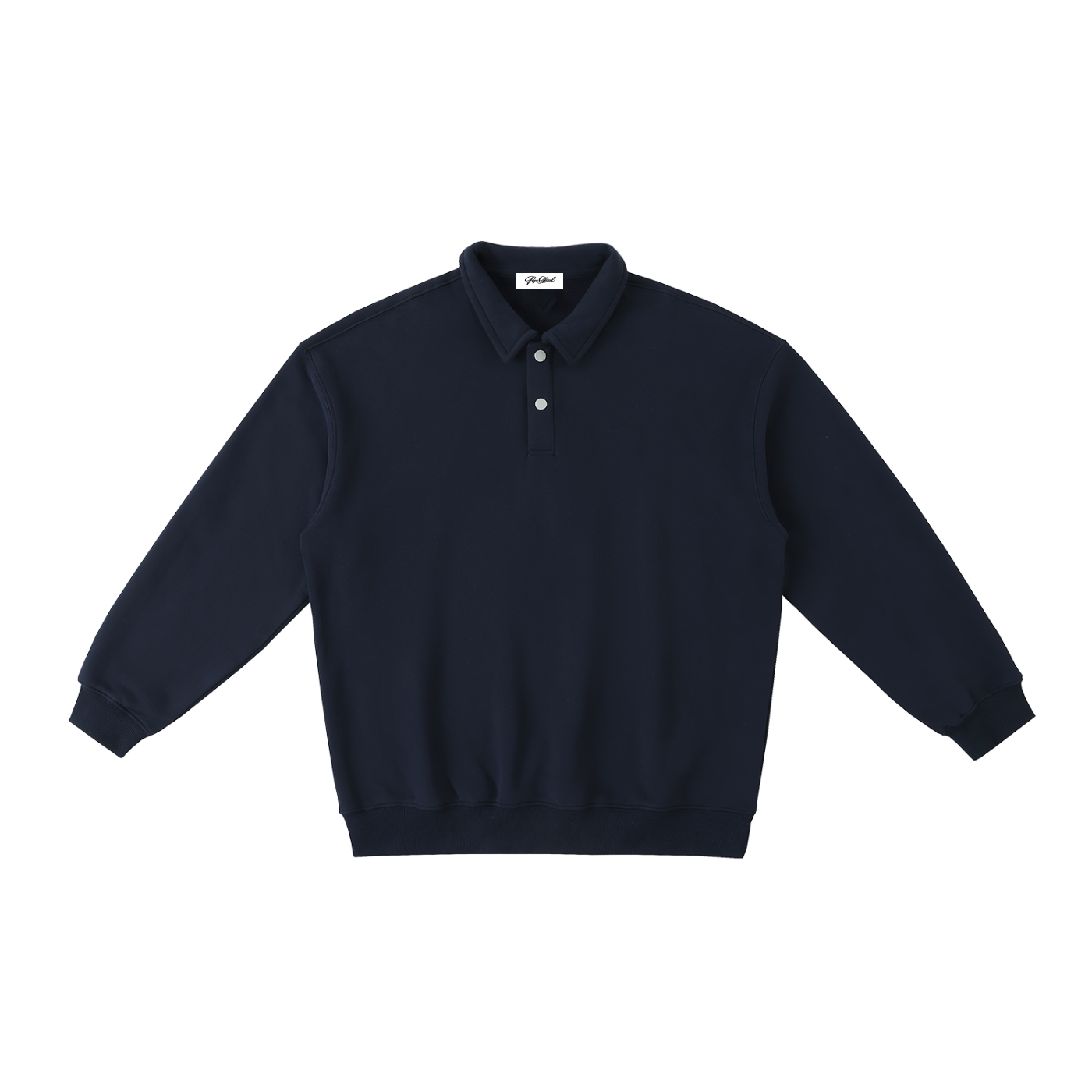 Premium Polo-Collar Sweatshirt