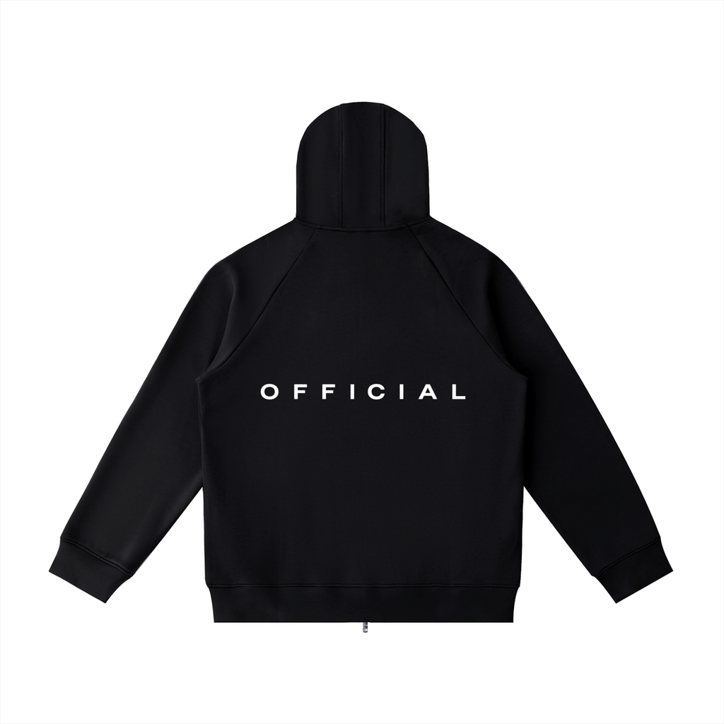 OFFICIAL Raglan Sleeve Zip Hoodie