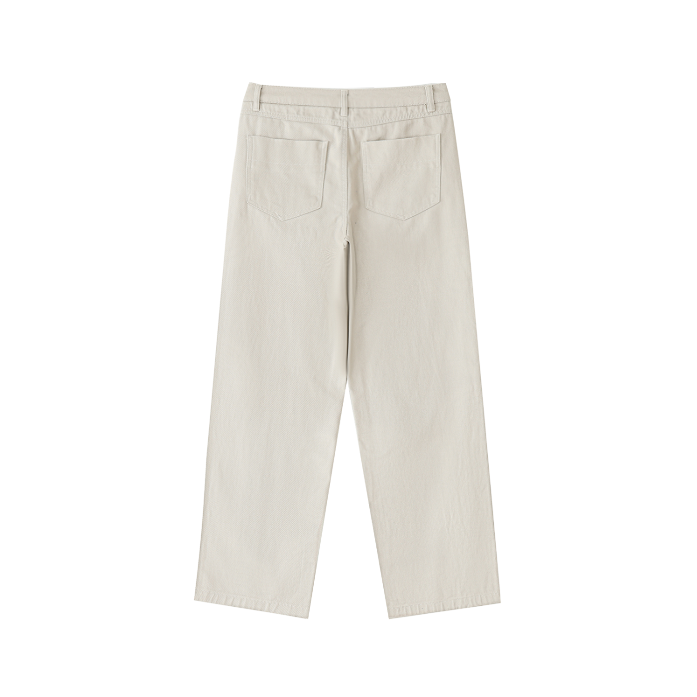Premium Cotton Straight-Leg Pants