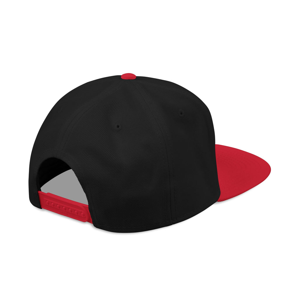 OFFICIAL Embroidered Snapback Hat — Wht Logo