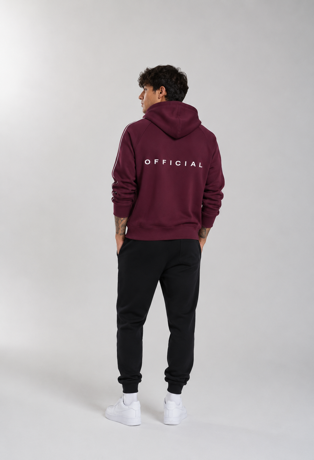 OFFICIAL Raglan Sleeve Zip Hoodie