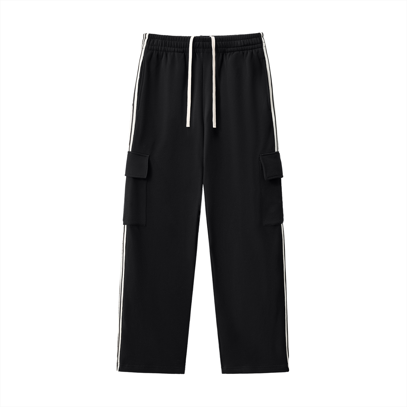Side Stripe Straight-Leg Cargos