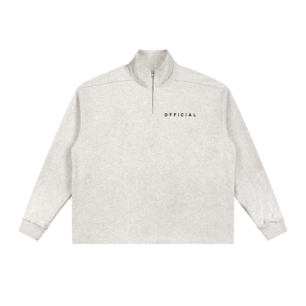 OFFICIAL Half-Zip Rolled Edge Fleece Sweatshirt