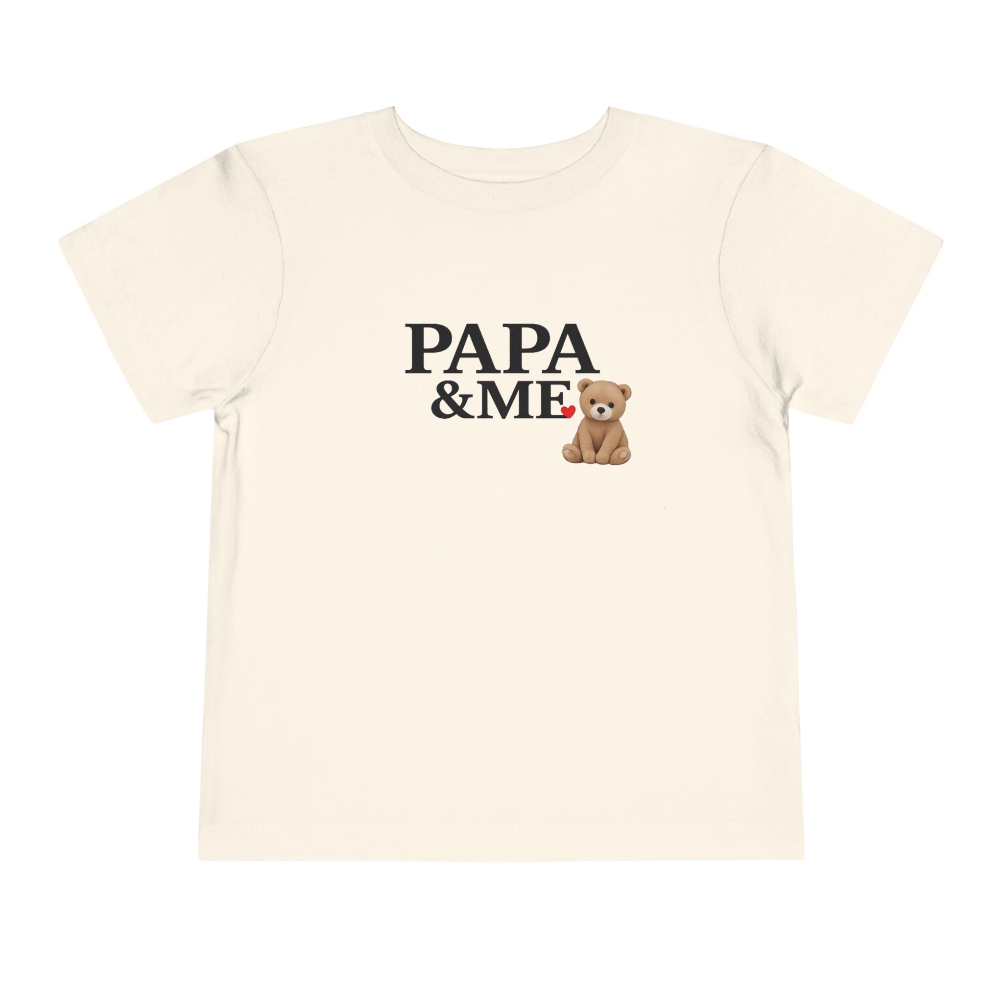 Papa & Me Toddler Tee — Teddy Bear Kids Shirt