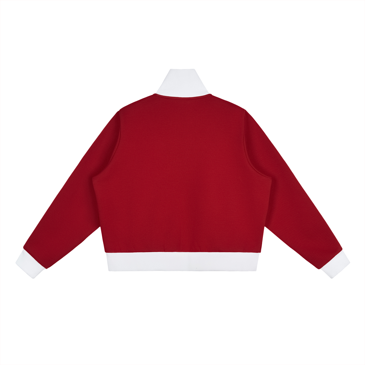Women's Official Contrast Side Stripe Fleece Cropped Track Jacket