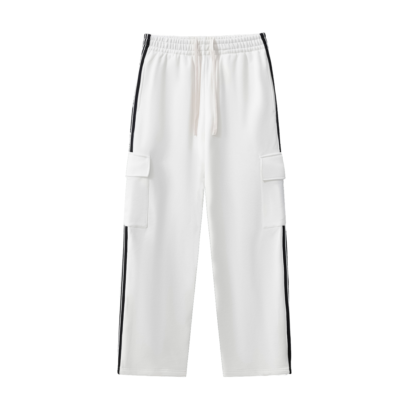 Side Stripe Straight-Leg Cargos