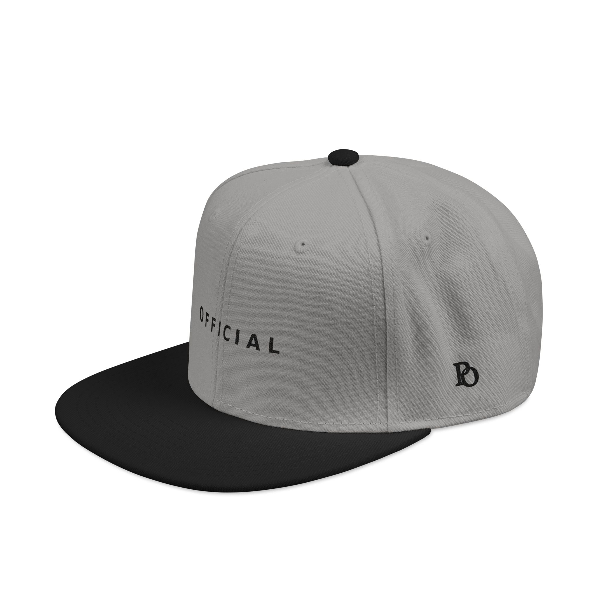 OFFICIAL Embroidered Snapback Hat — Blk Logo
