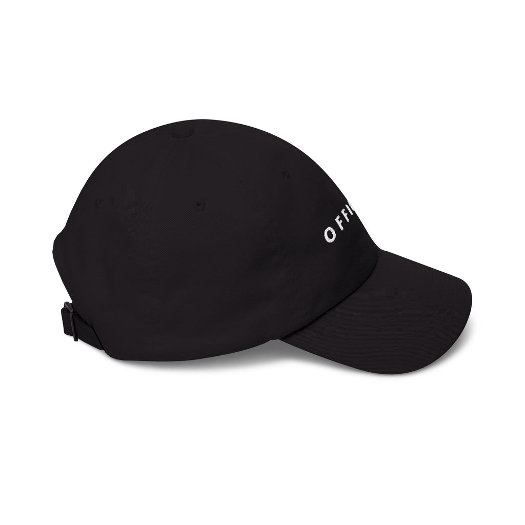 OFFICIAL Embroidered Dad Cap Wht logo