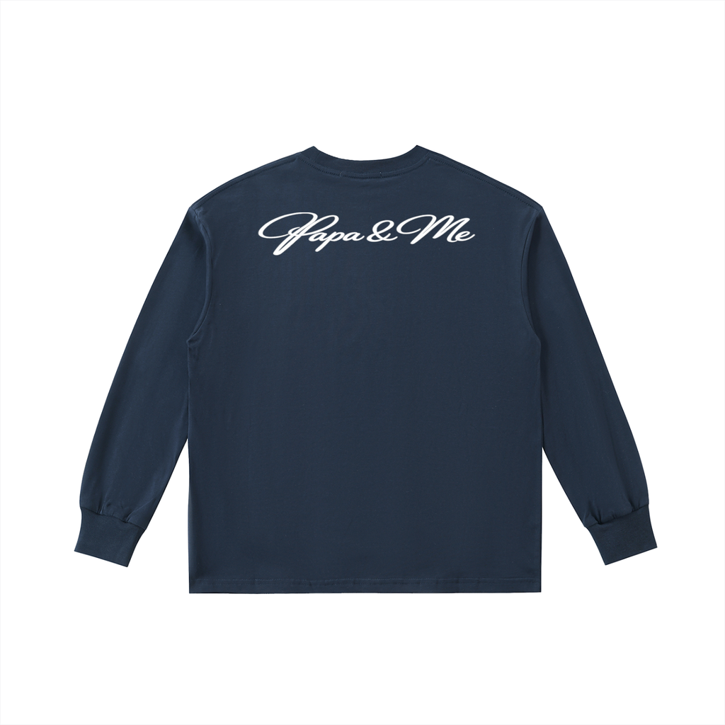 Papa & Me Kids' Quick-Dry Cotton Long-Sleeve Tee