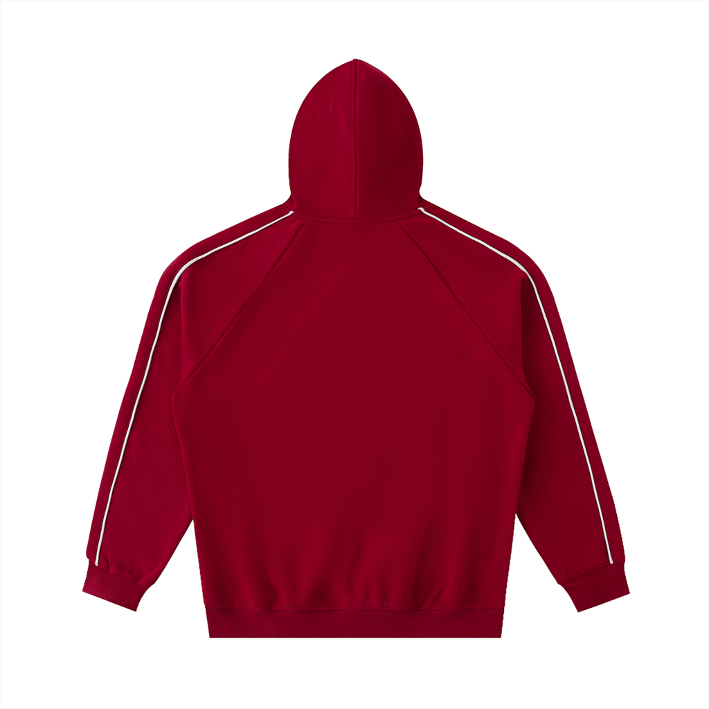 Signature Contrast Piping Raglan Hoodie