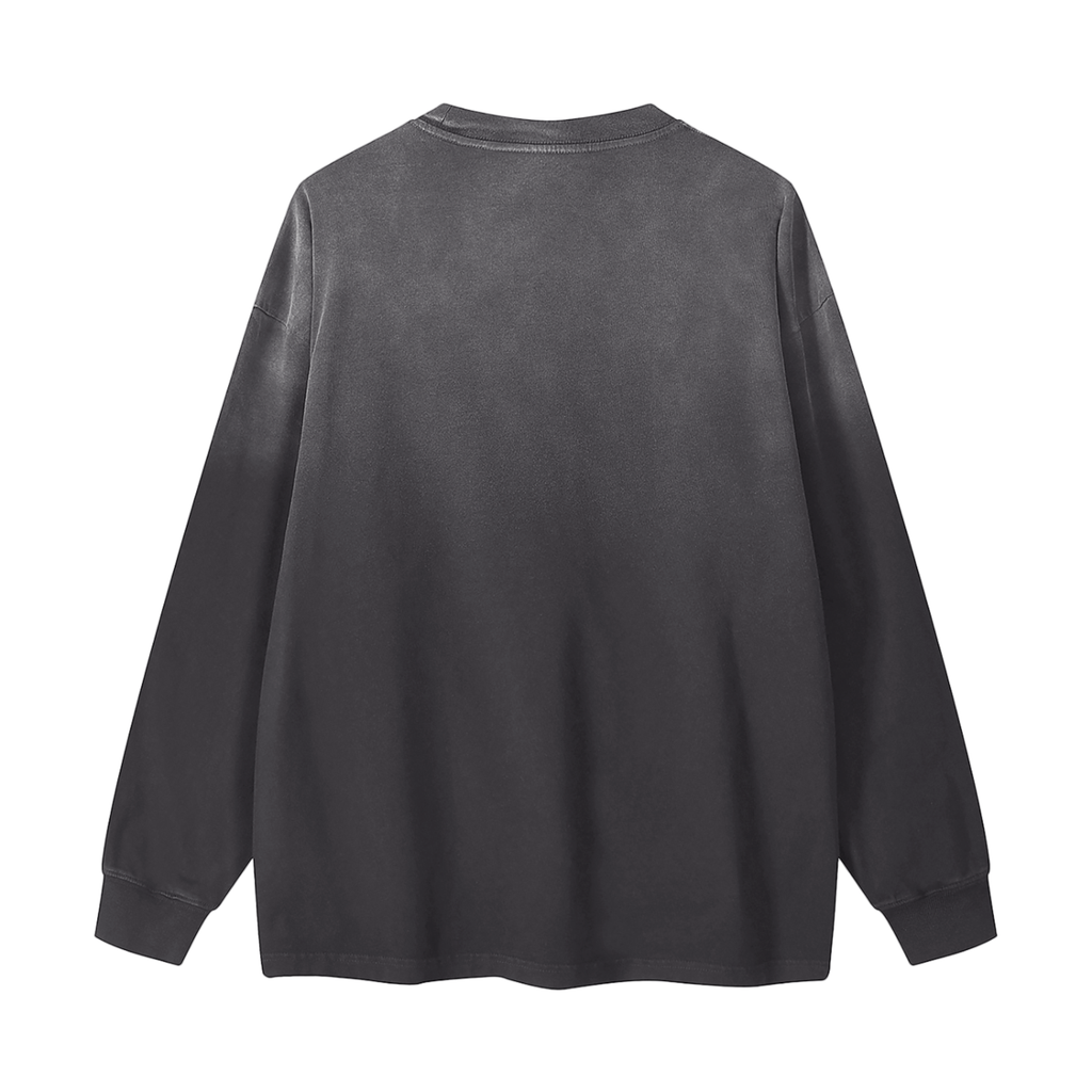 Gradient Washed Long Sleeve Tee