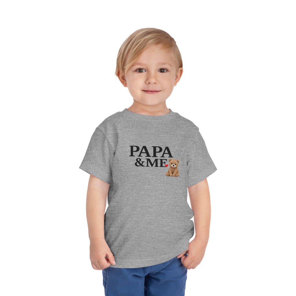 Papa & Me Toddler Tee — Teddy Bear Kids Shirt