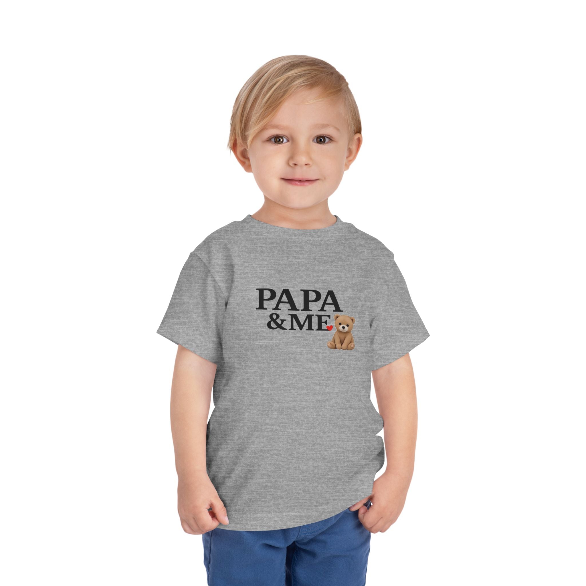 Papa & Me Toddler Tee — Teddy Bear Kids Shirt