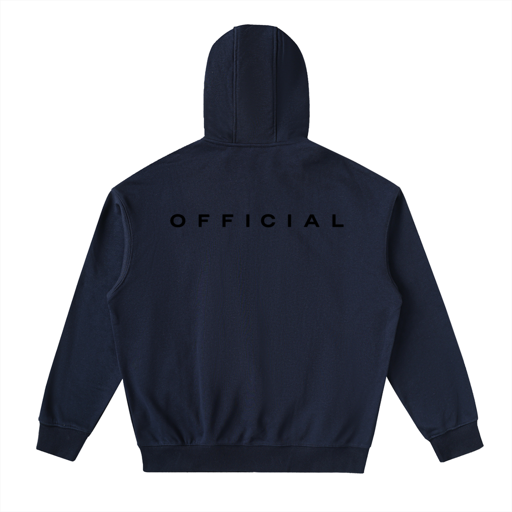 OFFICIAL Drop-Shoulder Zip Up Hoodie